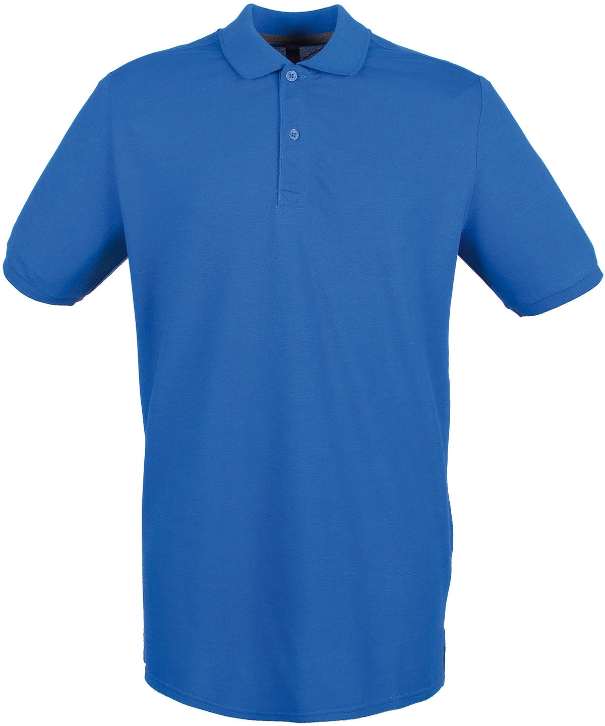 Henbury Micro-fine piqué polo shirt Royal