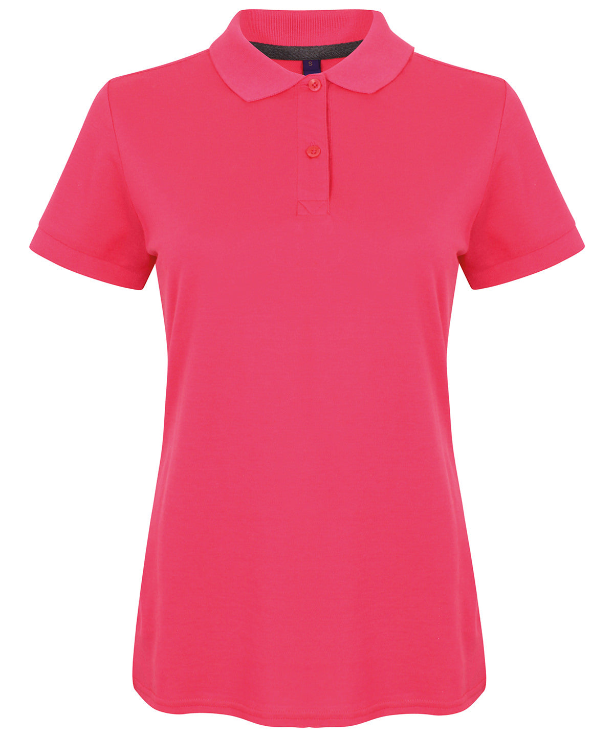 Henbury Womens micro-fine piqué polo shirt - Fuchsia / XXS - Polo Shirts