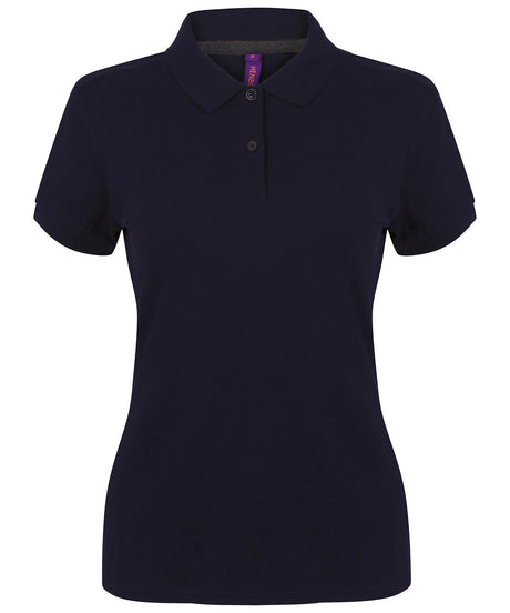 Henbury Womens micro-fine piqué polo shirt