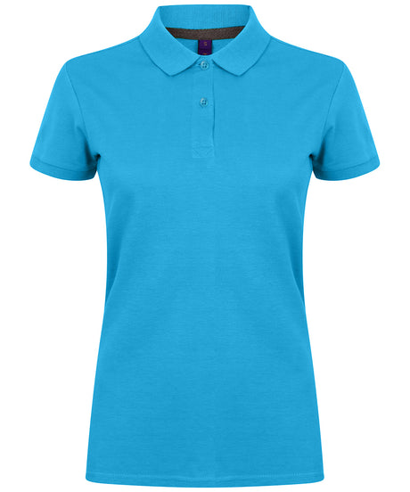 Henbury Womens micro-fine piqué polo shirt