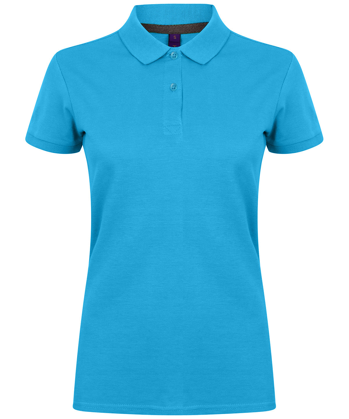 Henbury Womens micro-fine piqué polo shirt - Sapphire Blue / XXS - Polo Shirts