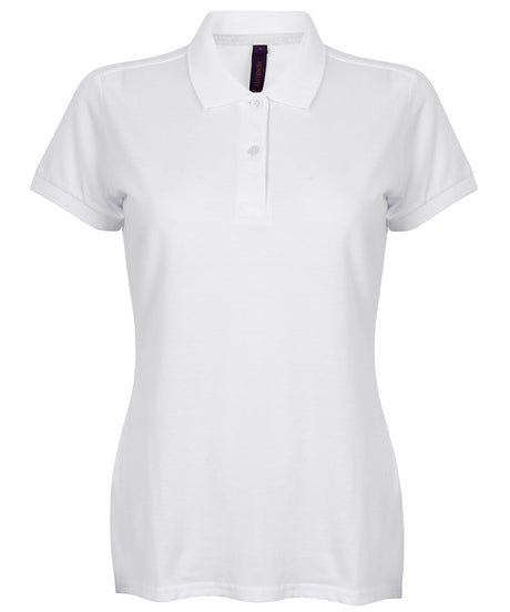 Henbury Womens micro-fine piqué polo shirt