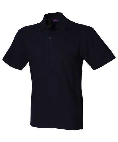 Henbury Stretch piqué polo shirt