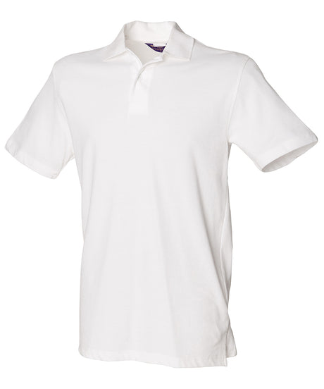 Henbury Stretch piqué polo shirt