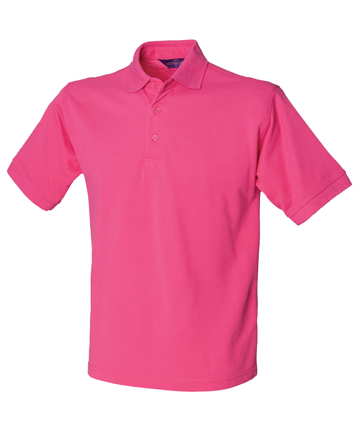 Henbury 65/35 Classic piqué polo shirt Fuchsia