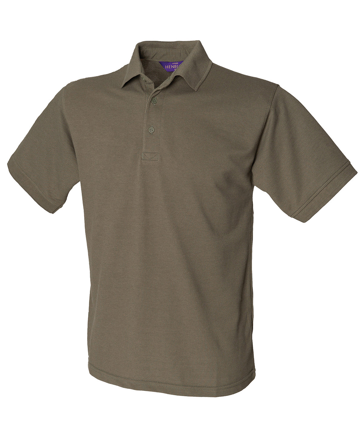 Henbury 65/35 Classic piqué polo shirt Olive