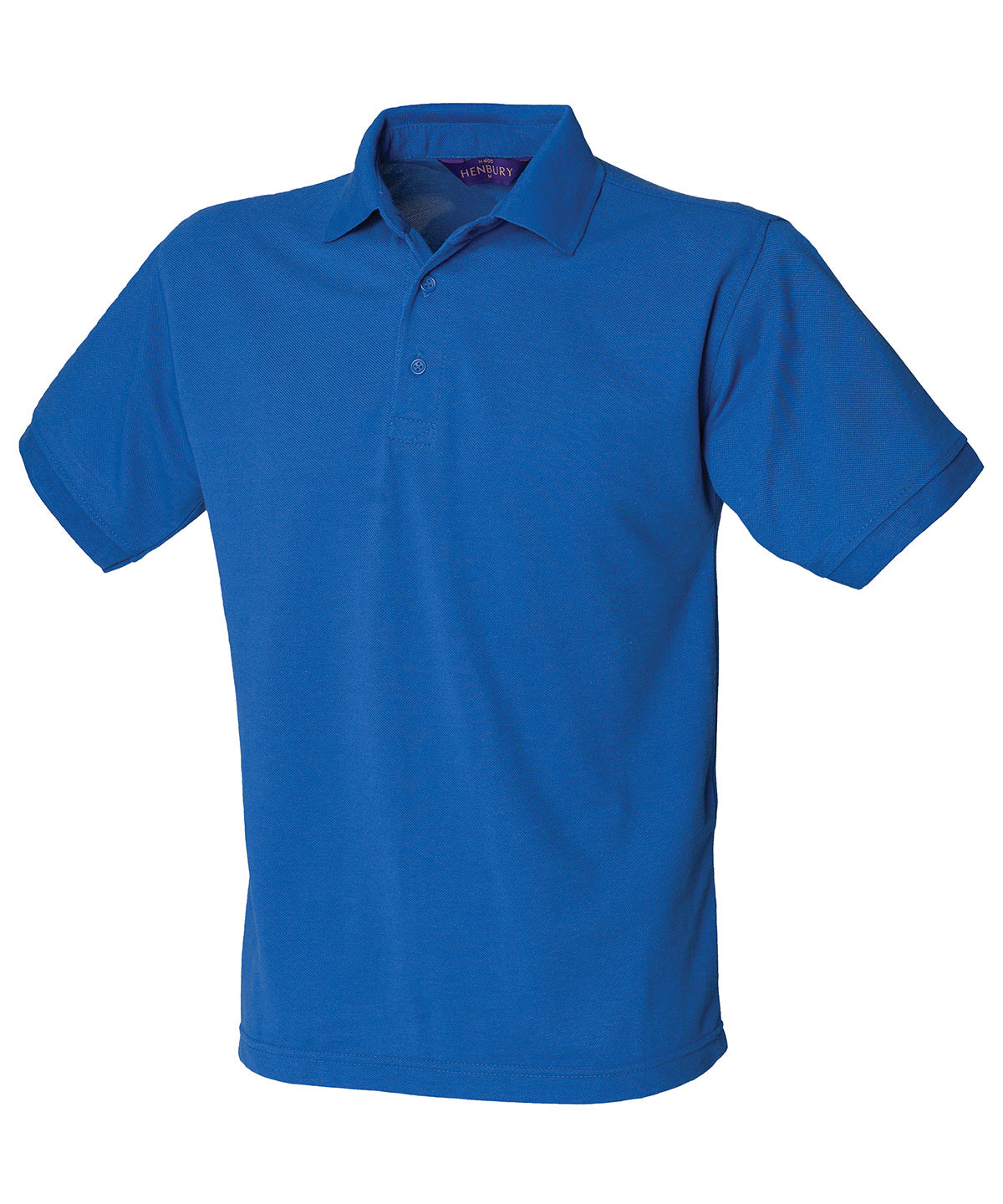 Henbury 65/35 Classic piqué polo shirt Royal - S - Polo Shirts