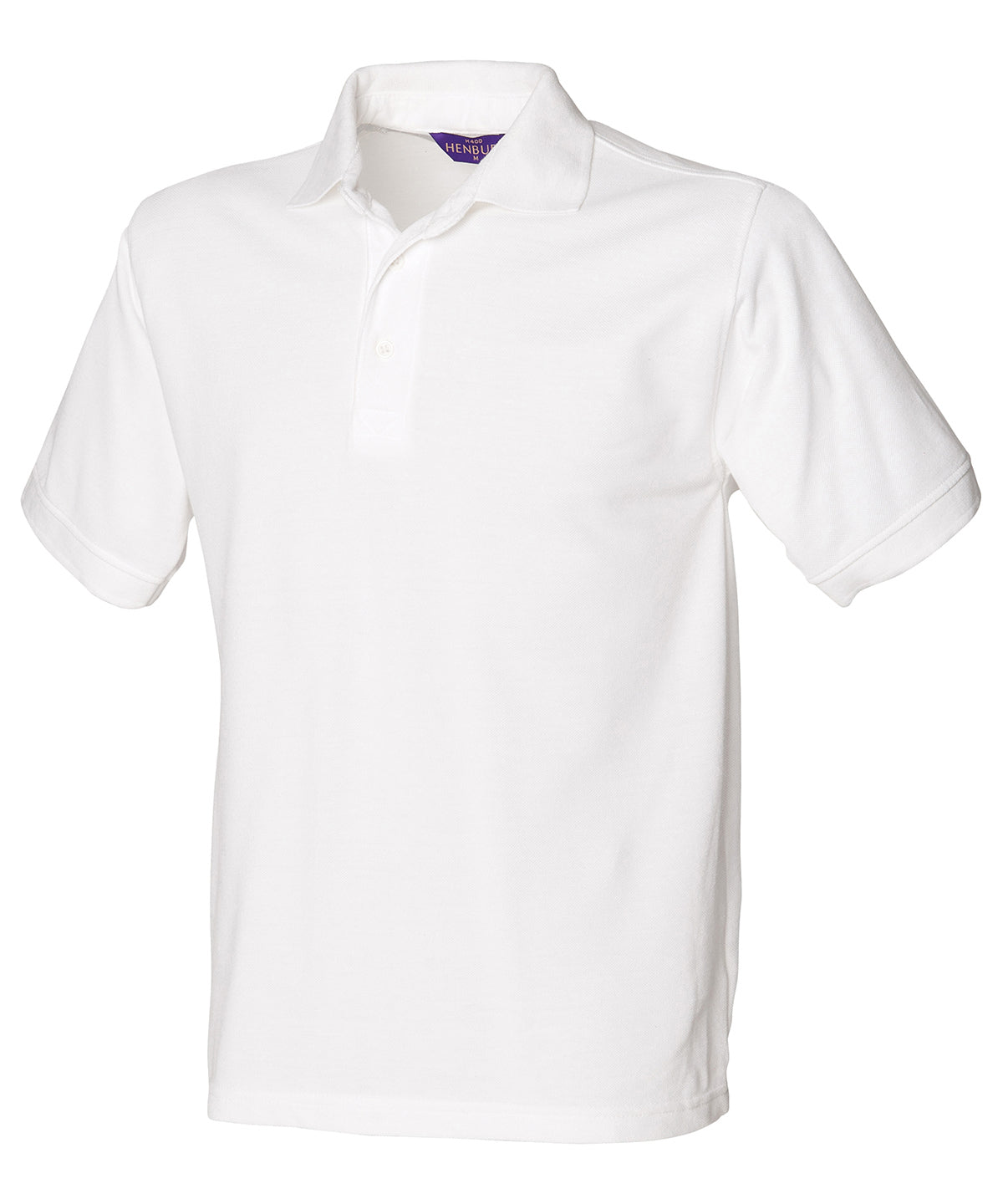 Henbury 65/35 Classic Piqué Polo Shirt White - XS - Shirts