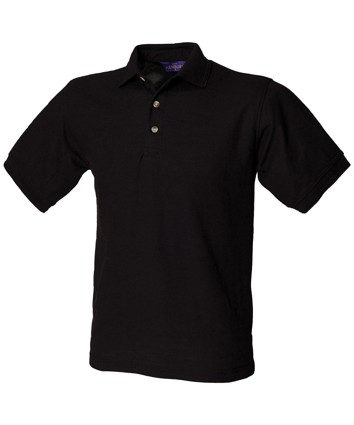 Henbury Ultimate 65/35 polo shirt - Black / S - Polo Shirts