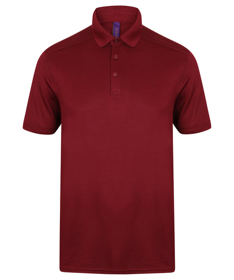 Henbury Stretch polo shirt with wicking finish