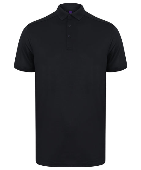 Henbury Stretch polo shirt with wicking finish