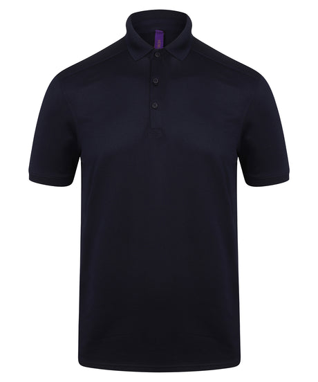 Henbury Stretch polo shirt with wicking finish