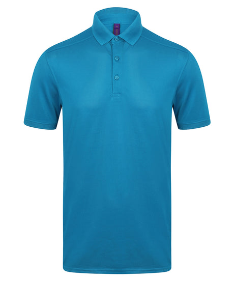 Henbury Stretch polo shirt with wicking finish