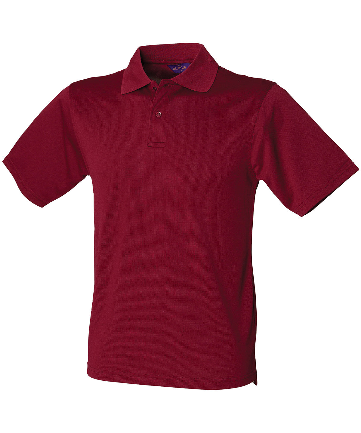 Henbury Coolplus polo shirt Burgundy