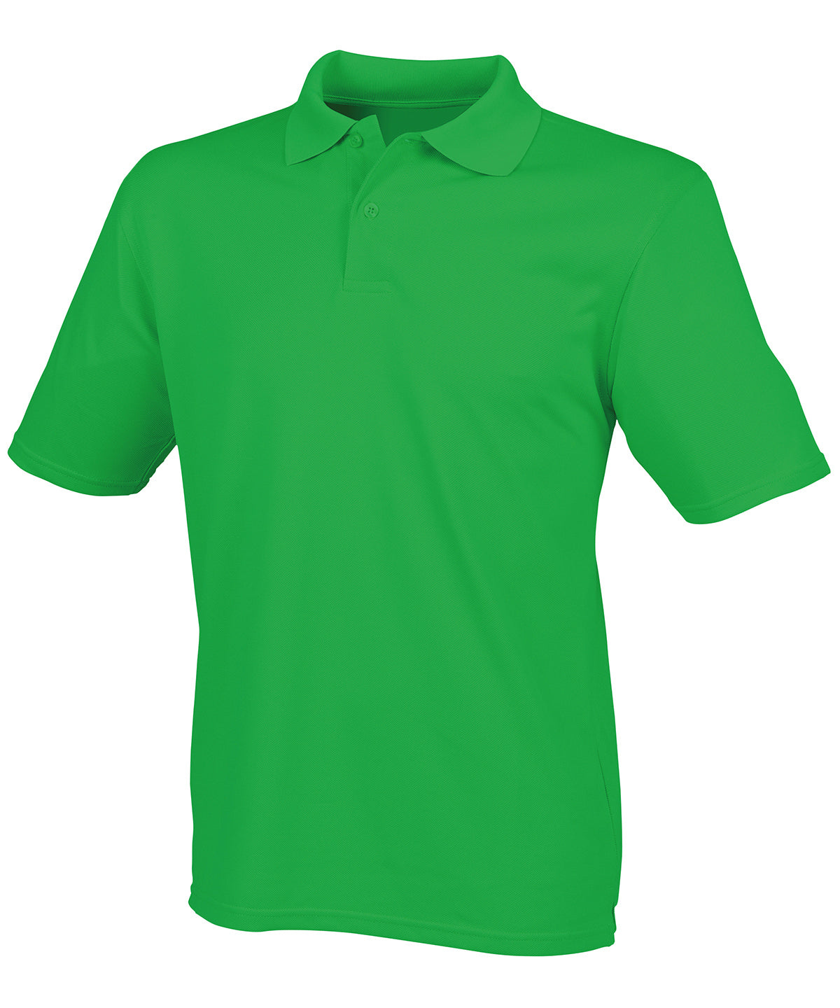 Henbury Coolplus polo shirt Kelly Green