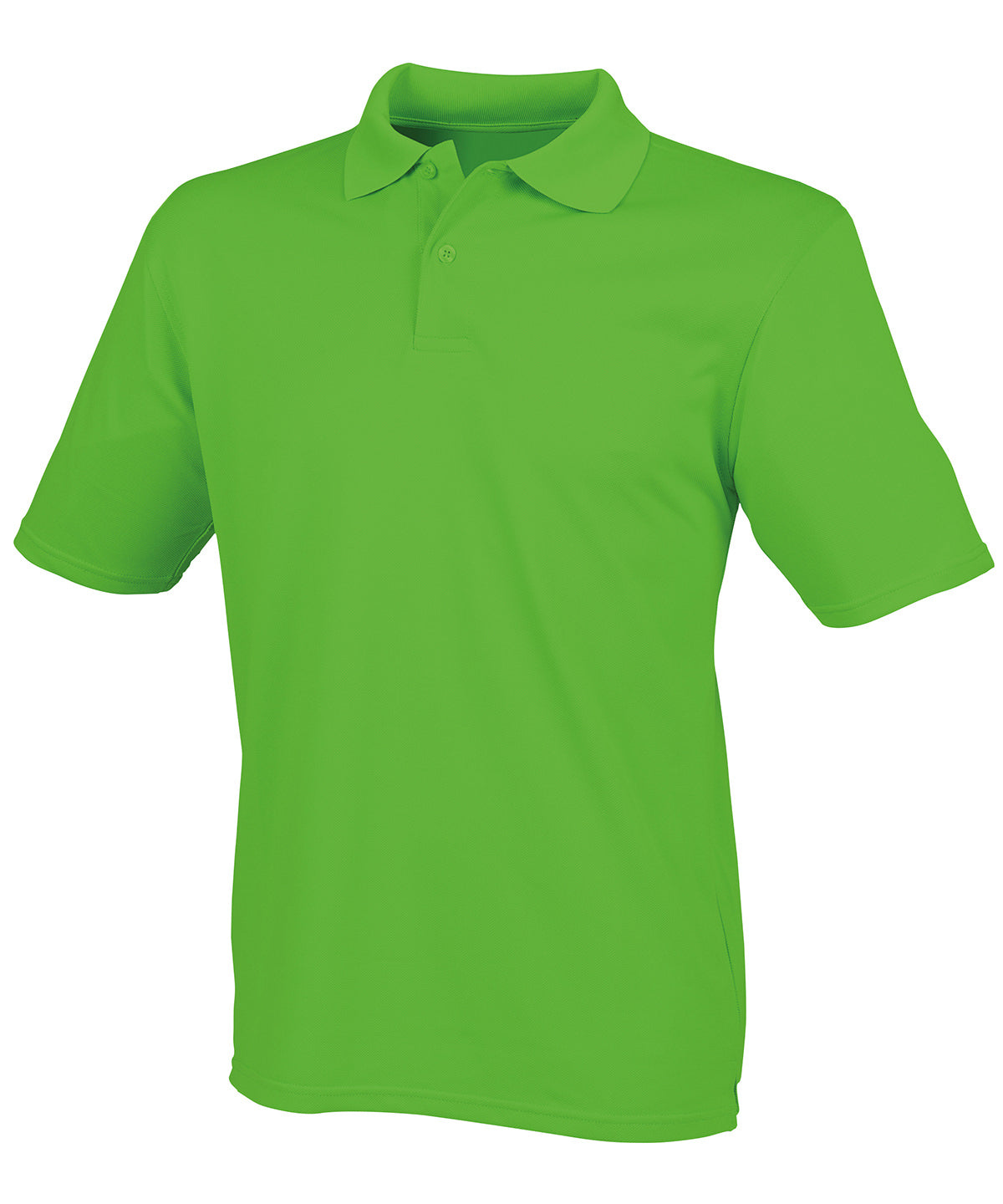 Henbury Coolplus Polo Shirt - Lime Green / XS - Shirts