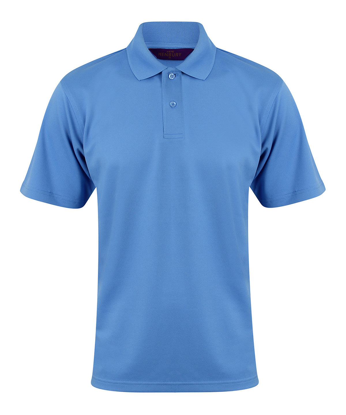 Henbury Coolplus Polo Shirt - Mid Blue / XS - Shirts