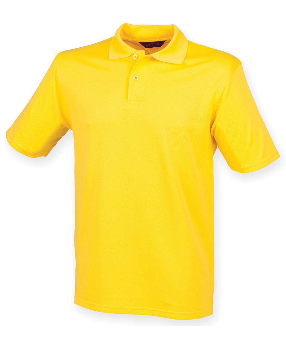 Henbury Coolplus Polo Shirt - Yellow / XS - Shirts