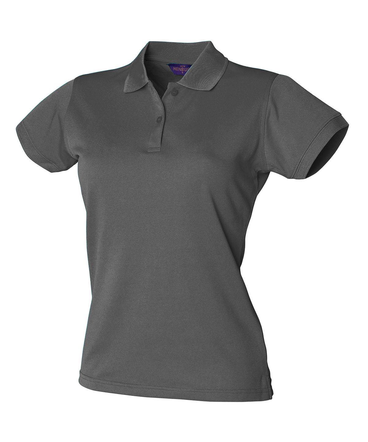 Henbury Women’s Coolplus Polo Shirt Short Sleeve - Charcoal Grey / XS - Shirts