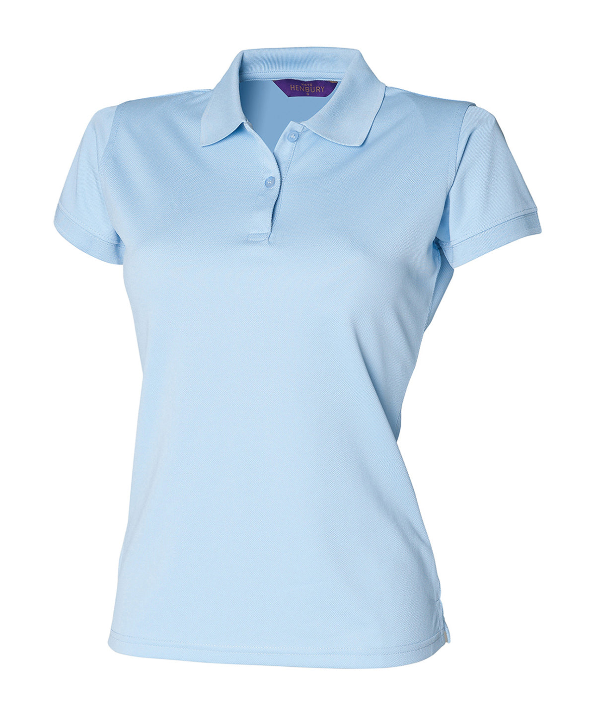 Henbury Women’s Coolplus Polo Shirt Short Sleeve - Light Blue / XS - Shirts
