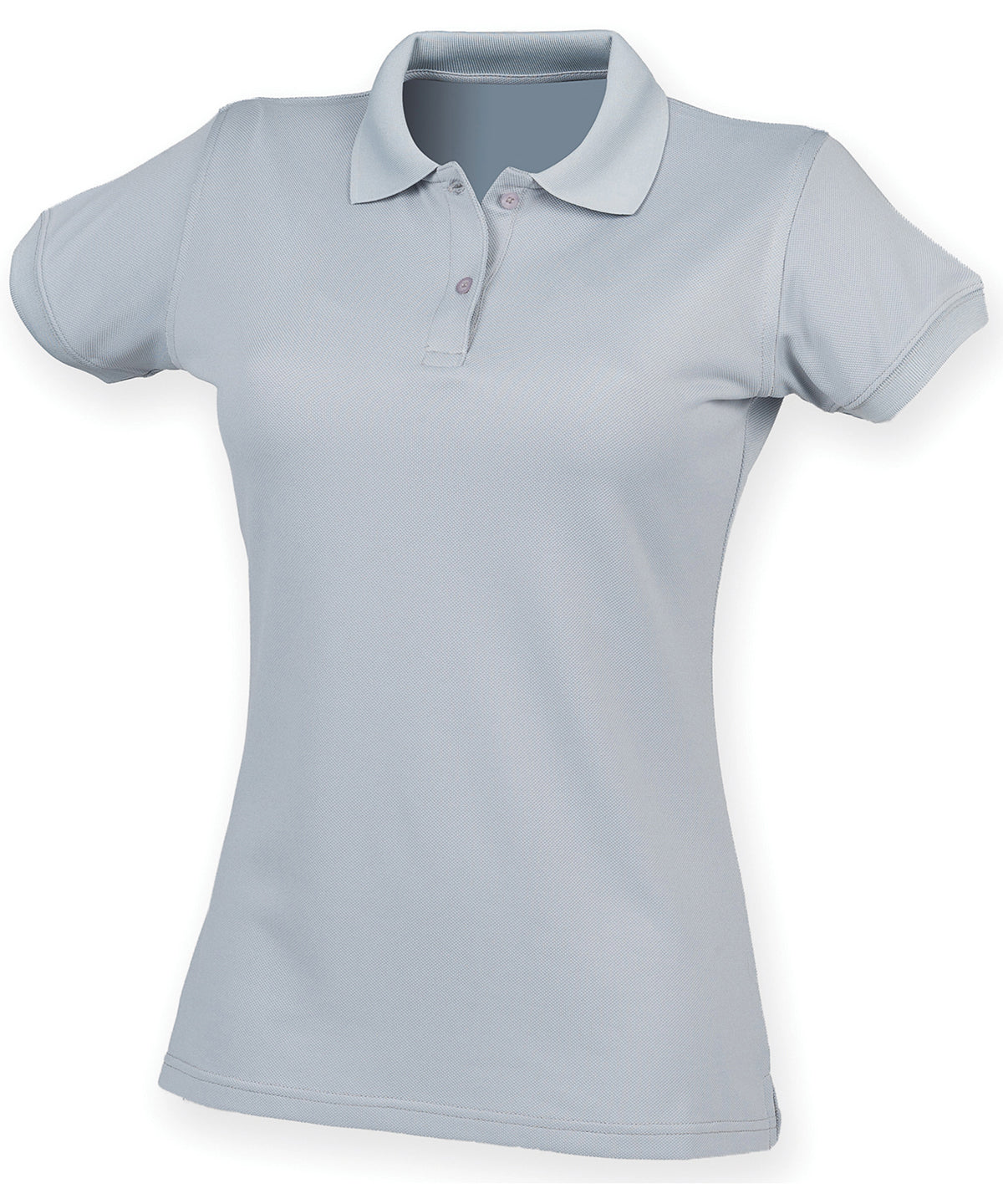 Henbury Women’s Coolplus Polo Shirt Short Sleeve - Silver Grey / XS - Shirts
