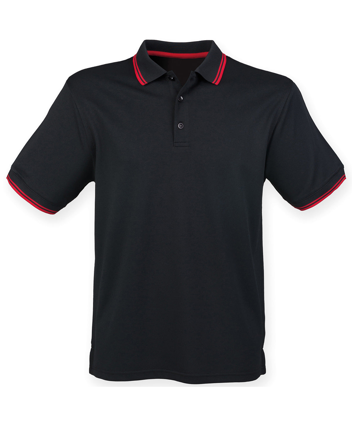 Henbury Double tipped Coolplus polo shirt