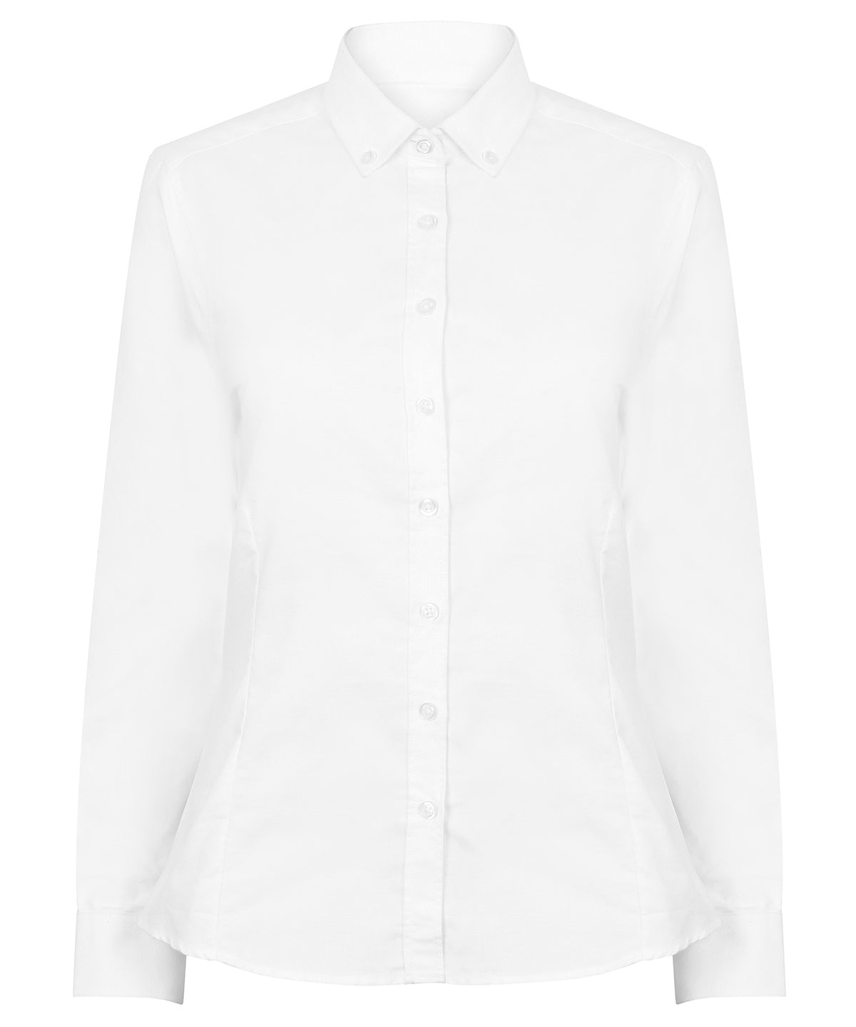 Henbury Women's modern long sleeve Oxford shirt
