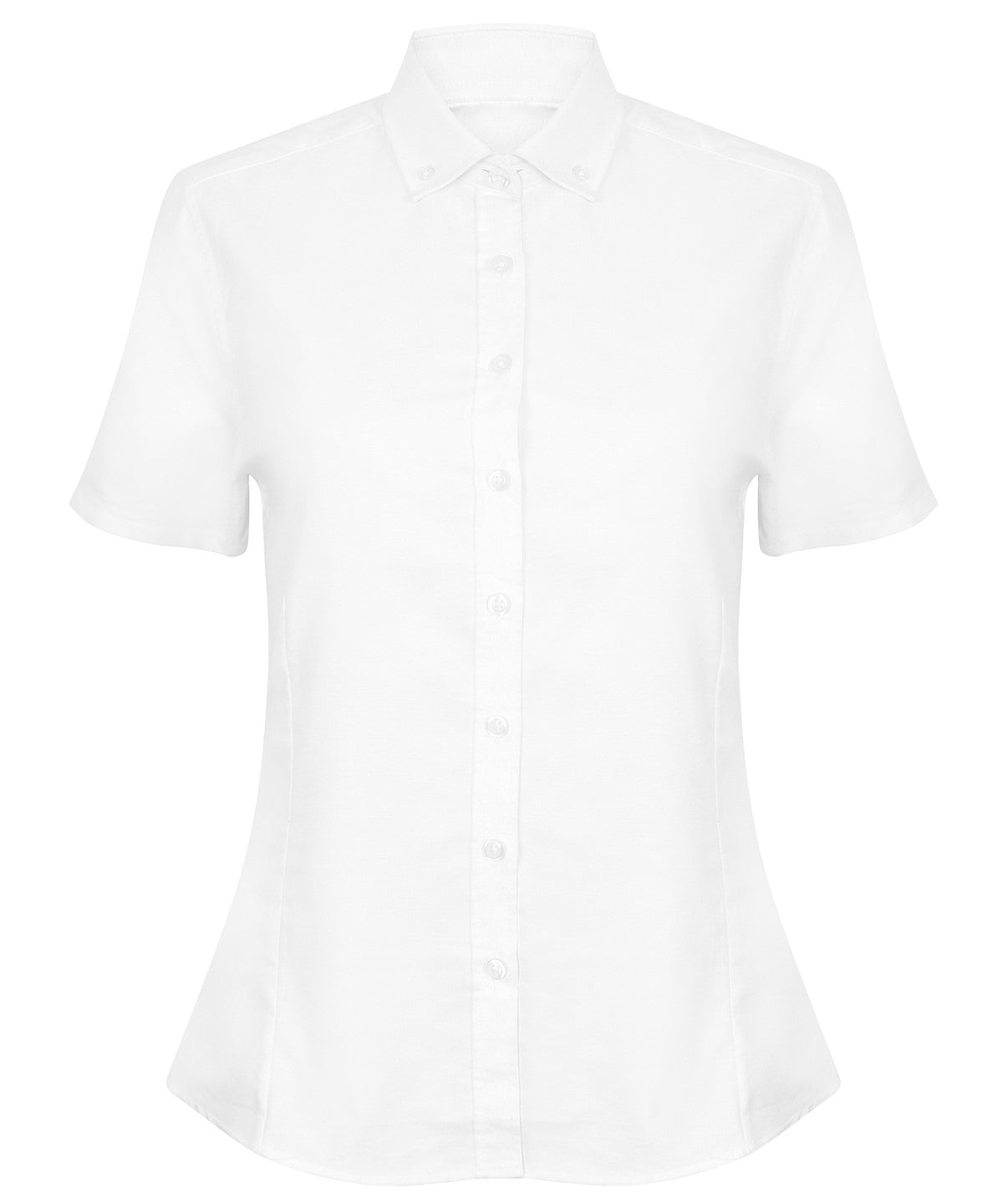 Henbury Women's modern short sleeve Oxford shirt