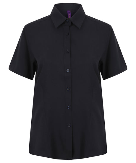 Henbury Women's wicking antibacterial short sleeve shirt