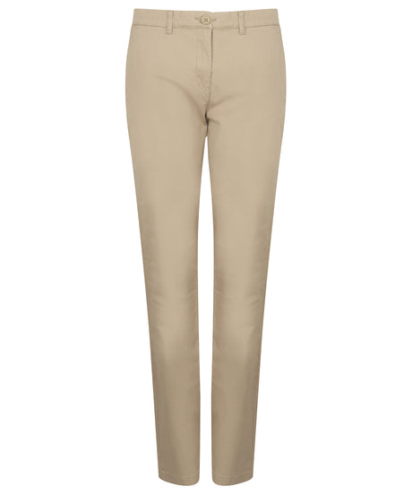 Henbury Womens stretch chinos