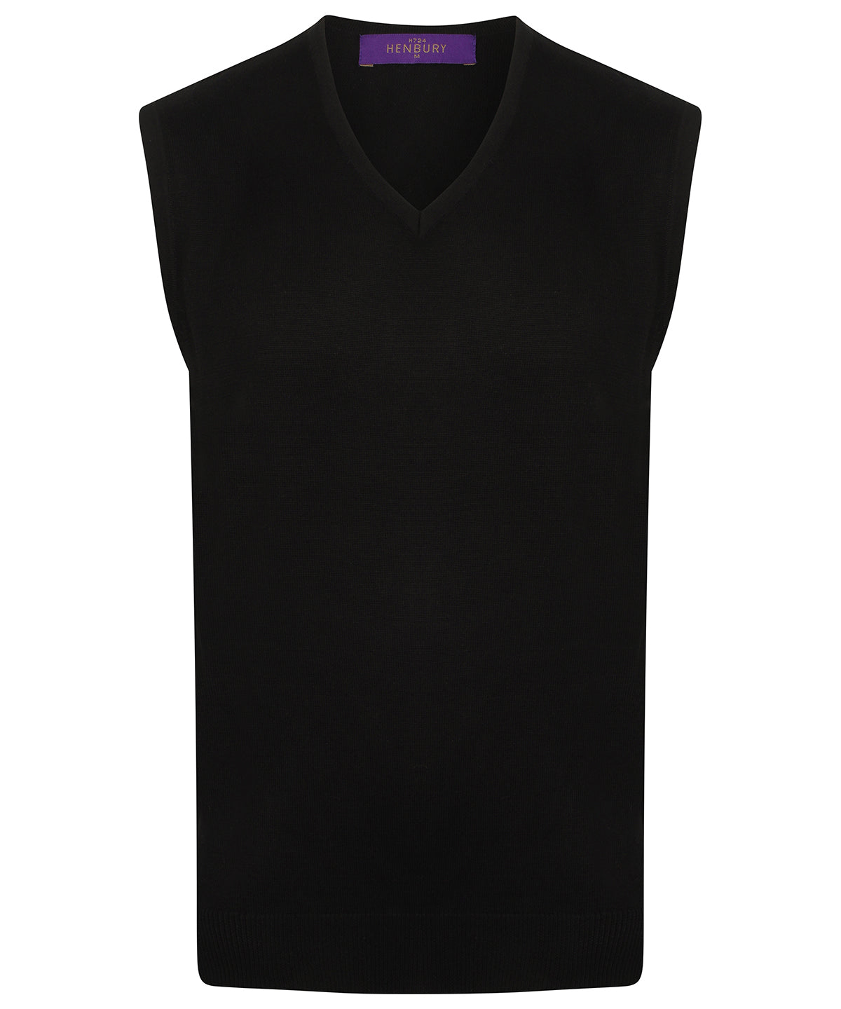Henbury Sleeveless v-neck jumper
