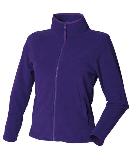 Henbury Womens microfleece jacket
