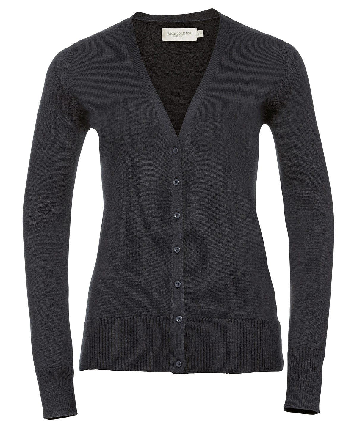 Russell Women'S V-Neck Knitted Cardigan