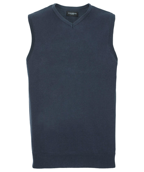 Russell V-Neck Sleeveless Knitted Sweater