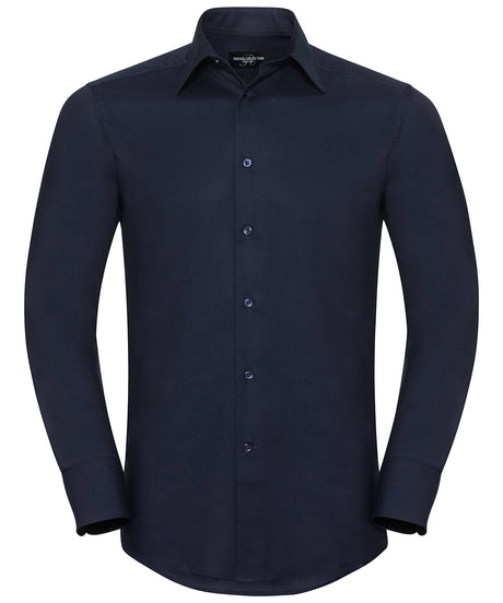 Russell Long Sleeve Easycare Tailored Oxford Shirt
