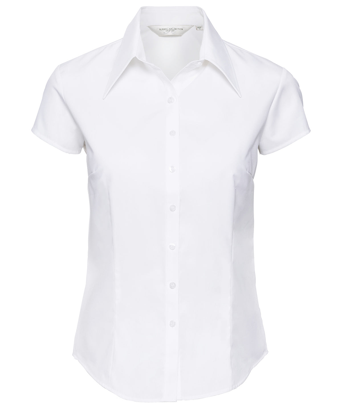 Russell Women’S Cap Sleeve Tencel Fitted Shirt