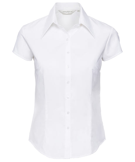 Russell Women’S Cap Sleeve Tencel Fitted Shirt