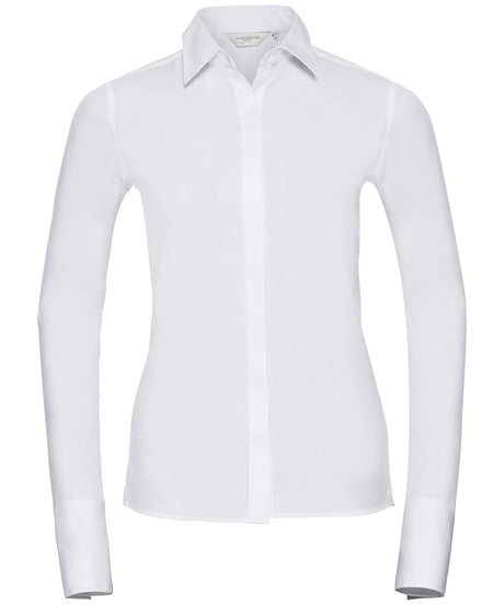 Russell Women'S Long Sleeve Ultimate Stretch Shirt