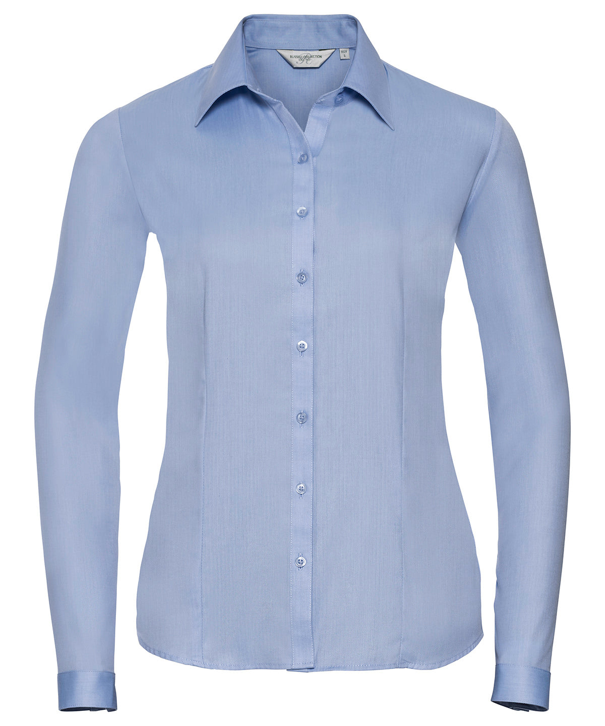 Russell Women'S Long Sleeve Herringbone Shirt