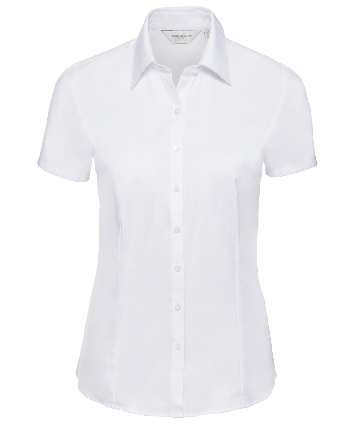 Russell Women'S Short Sleeve Herringbone Shirt