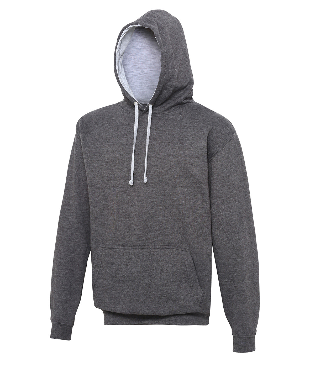 AWDis Varsity Hoodie Unisex - Charcoal/Heather Grey / S / hoodie - Hoodies
