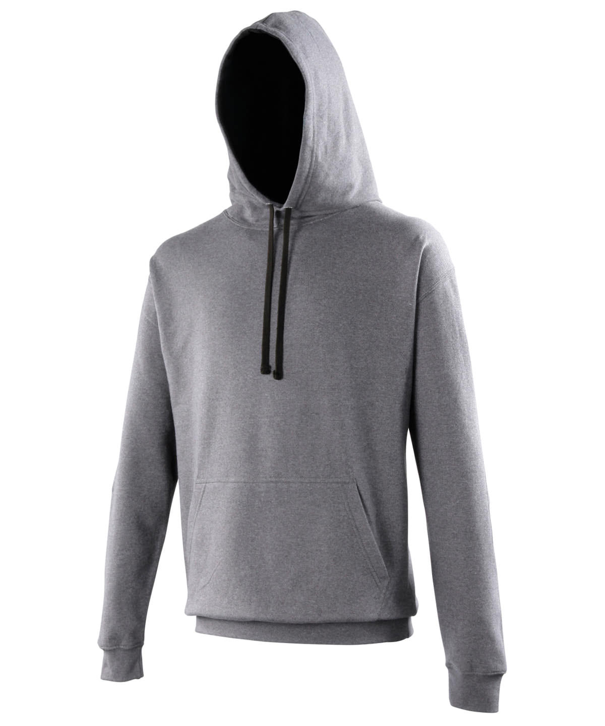AWDis Varsity Hoodie Unisex - Charcoal/Jet Black / XS / hoodie - Hoodies