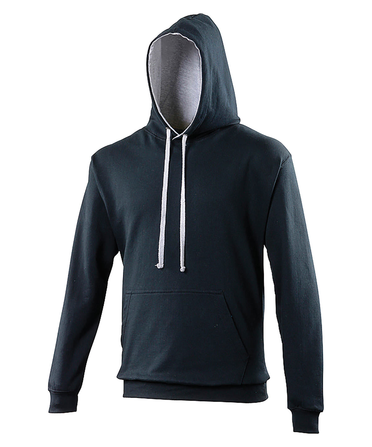 AWDis Varsity Hoodie Unisex - New French Navy/Heather Grey / XS / hoodie - Hoodies