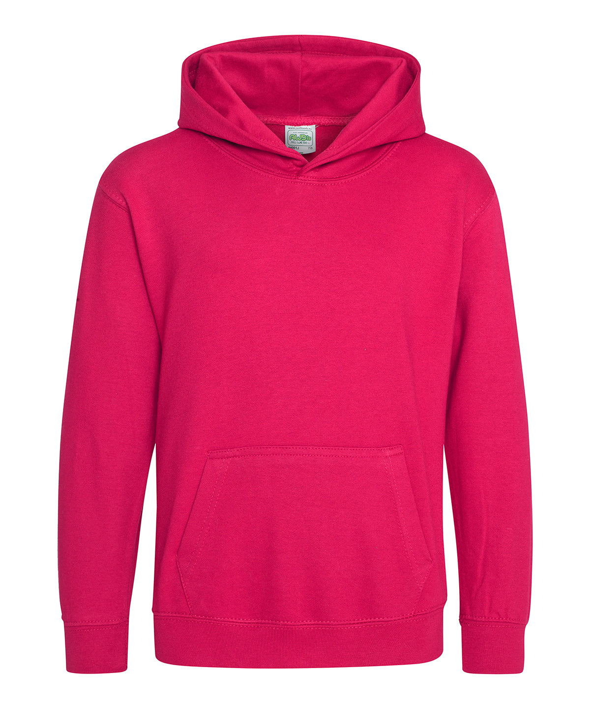 AWDis Kids Hoodie - Hot Pink / 1/2 Years - Hoodies