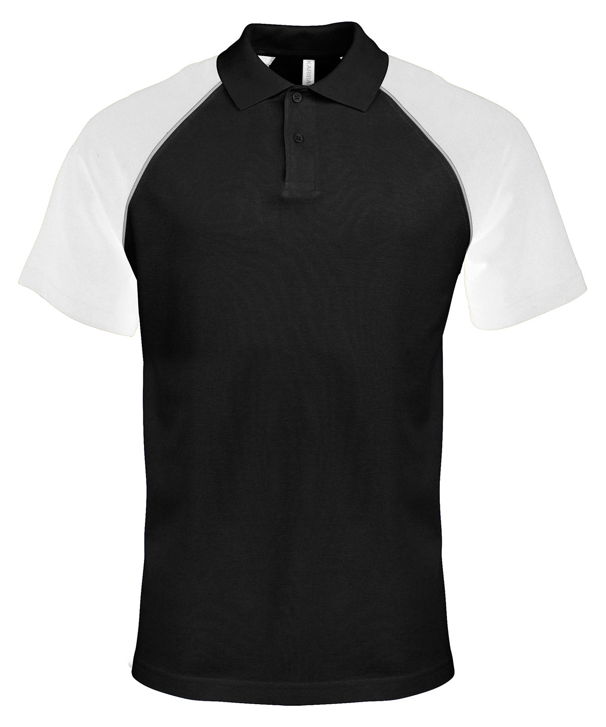 Kariban Polo baseball contrast polo shirt
