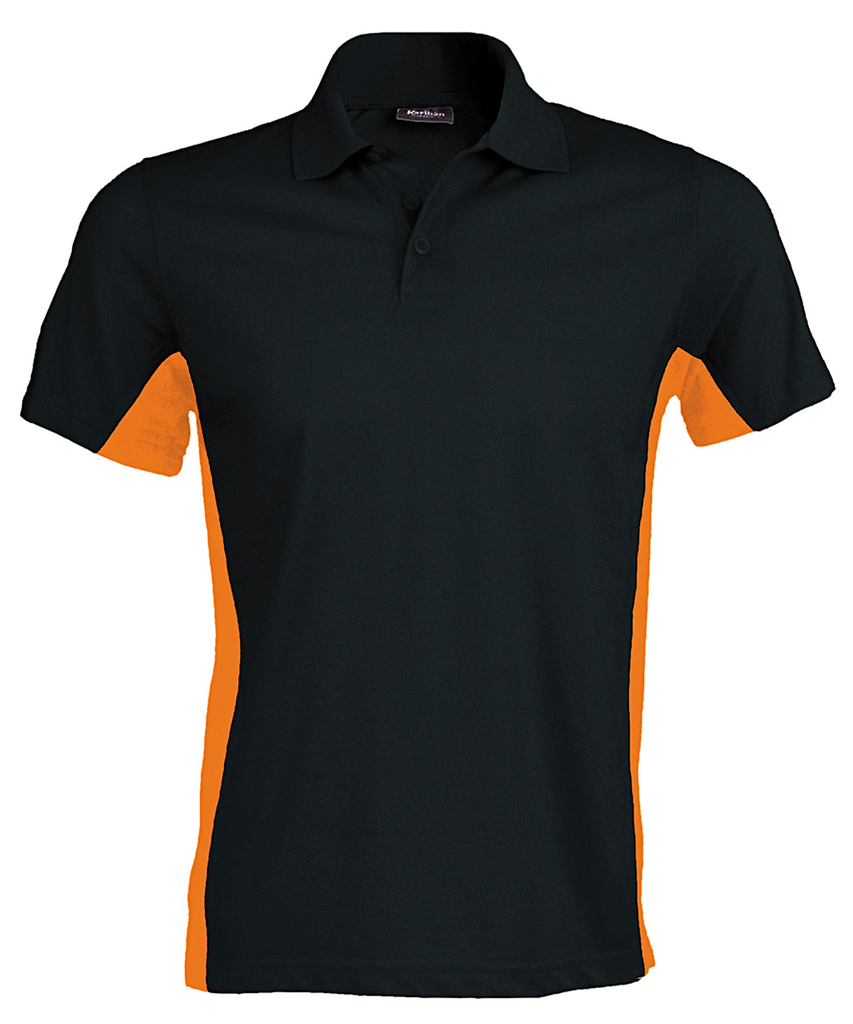 Kariban Flags short sleeve bi-colour polo shirt