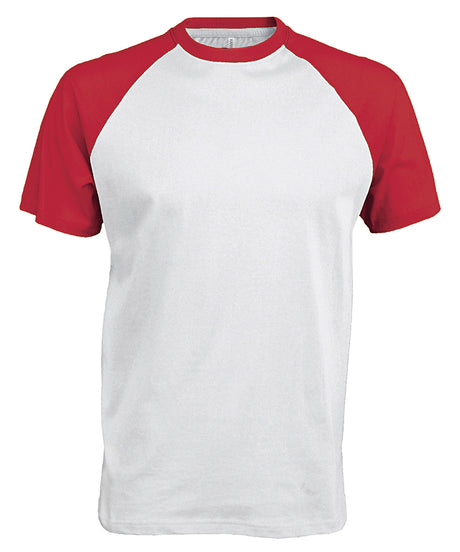 Kariban Baseball Short-sleeved two-tone T-shirt