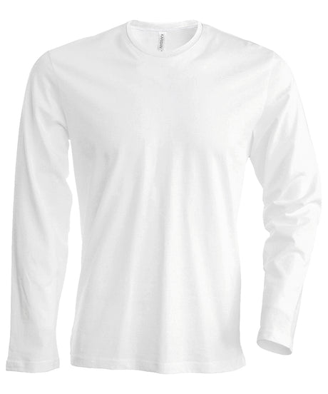 Kariban Mens long-sleeved crew neck T-shirt