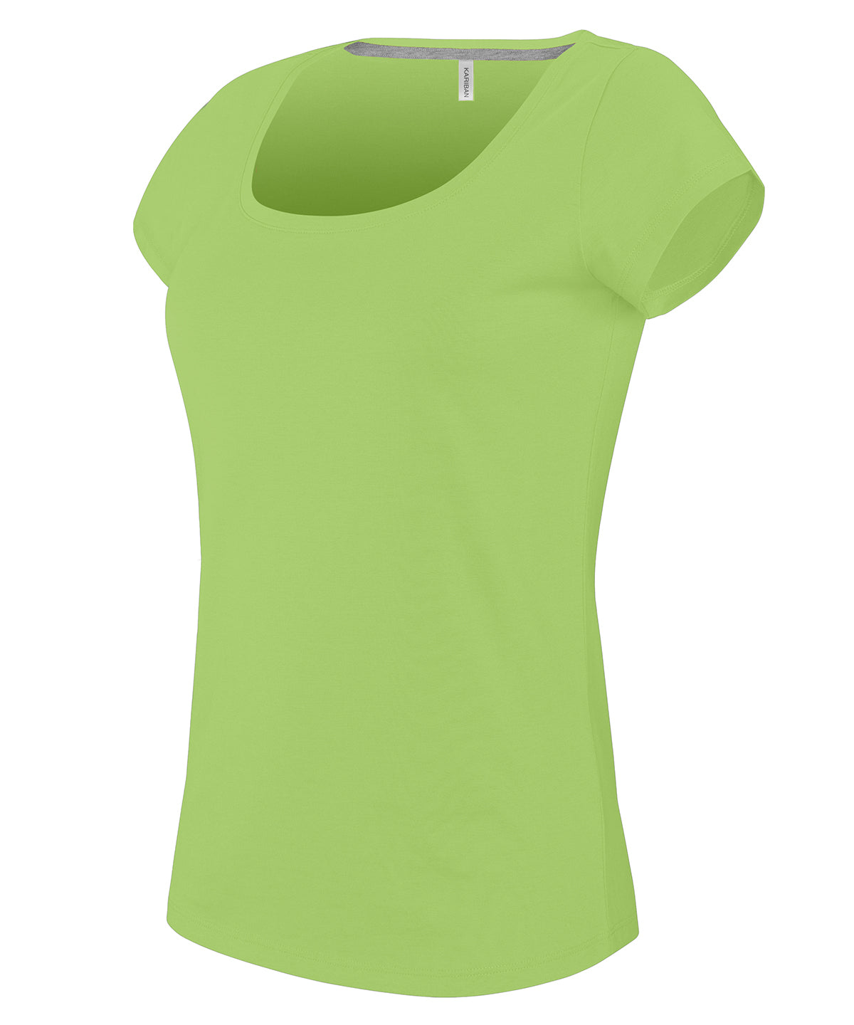 Kariban Ladies’ boat neck short-sleeved T-shirt