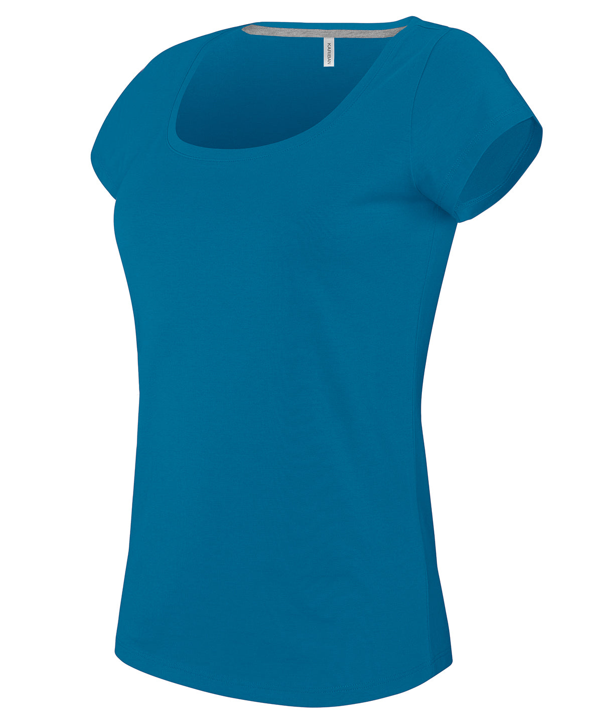 Kariban Ladies’ boat neck short-sleeved T-shirt